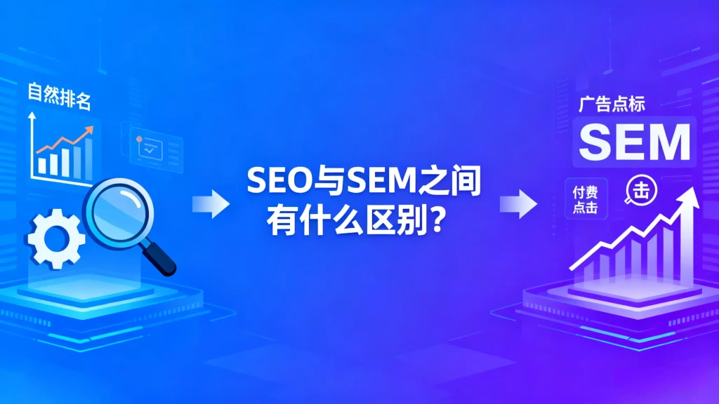 SEO与SEM之间有什么区别?