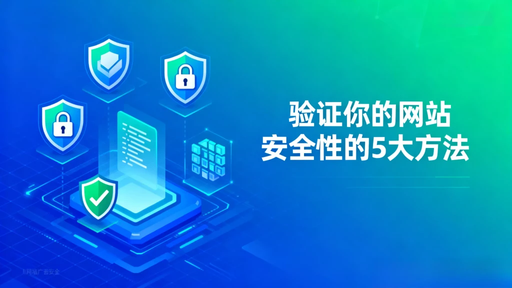 验证你的网站安全性的5大方法