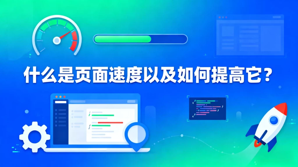 什么是页面速度以及如何提高它?