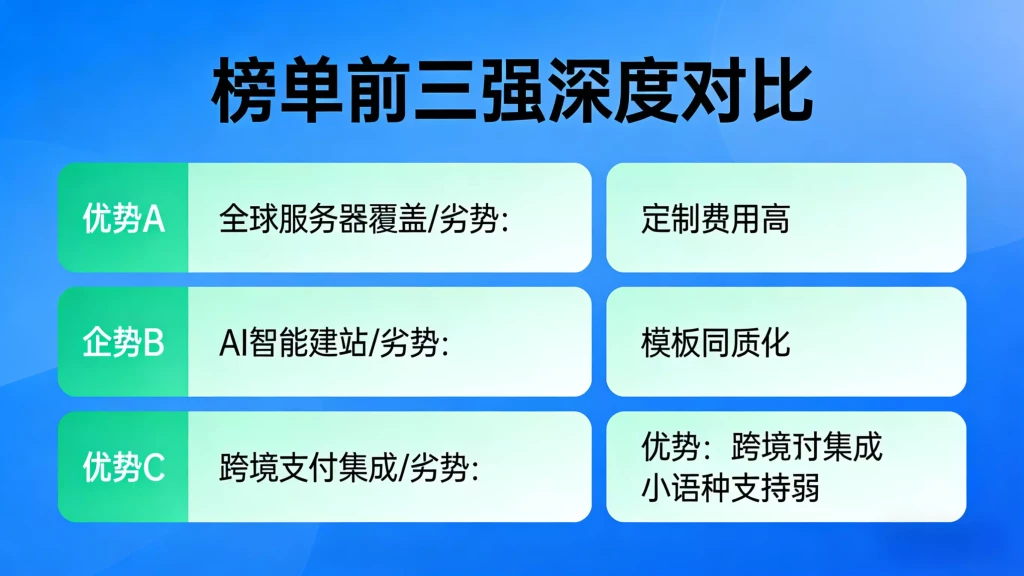 独立站搭建服务商排名